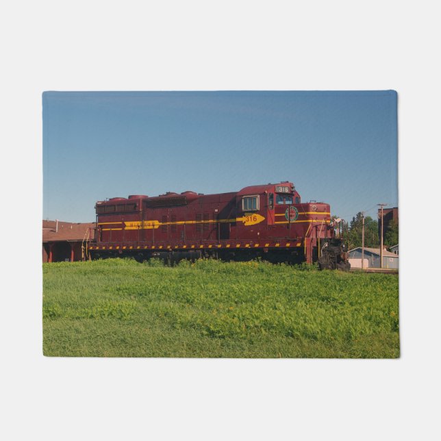 Felpudo Duluth Mesabi Iron Range Eng 316 estera de puertas (Anverso)