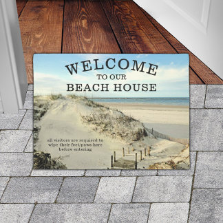 Felpudo Dunes y Ocean Beach House Doormat