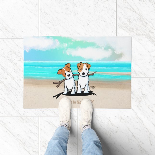 Felpudo Duo de playa KiniArt™️ JRT (Interior)