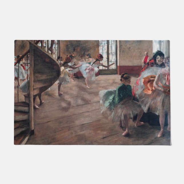Felpudo Edgar Degas - El ensayo (Anverso)