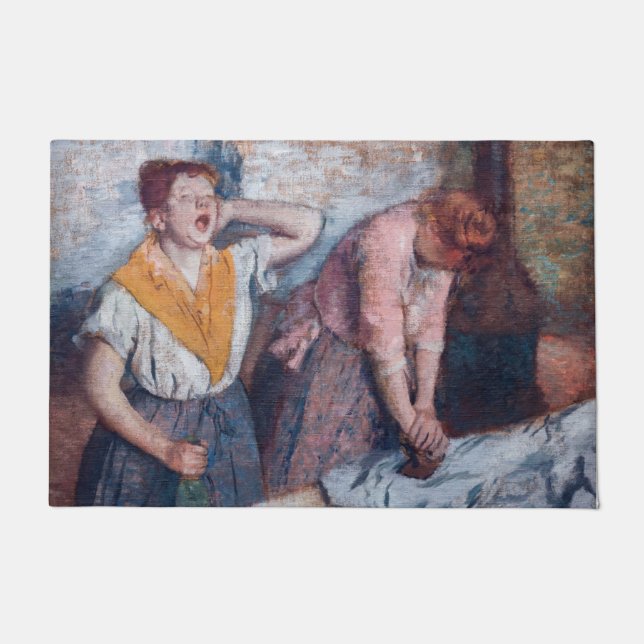 Felpudo Edgar Degas - Planchado femenino (Anverso)