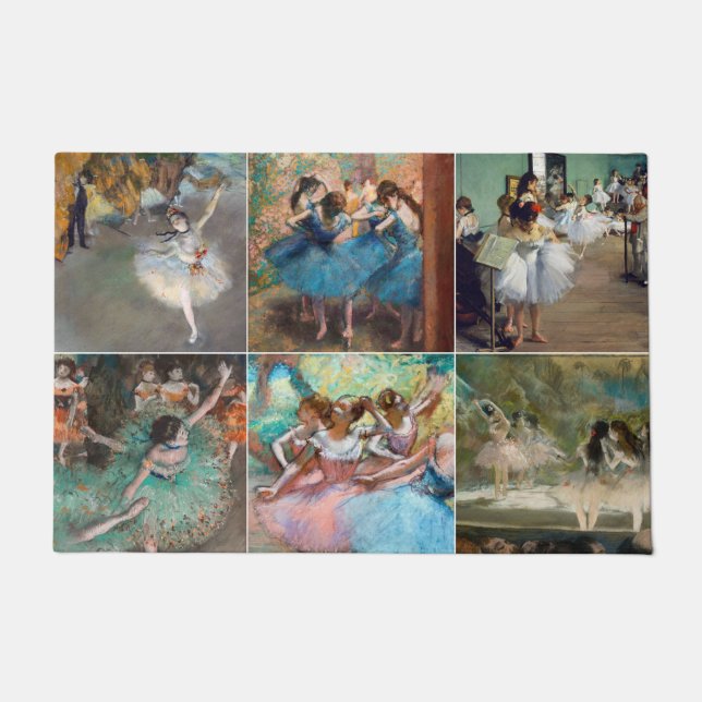 Felpudo Edgar Degas - Selección de Obra Maestra de bailari (Anverso)