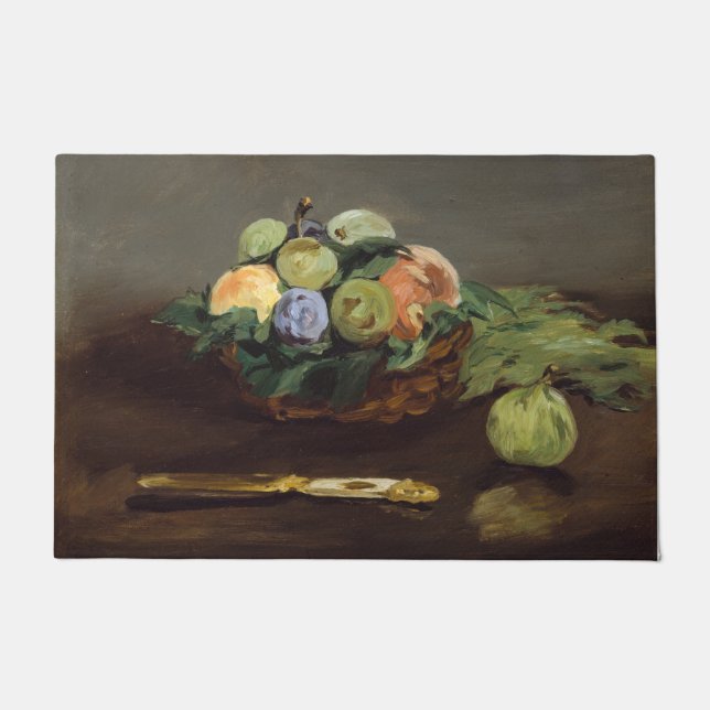 Felpudo Edouard Manet - Canasta de Frutas (Anverso)