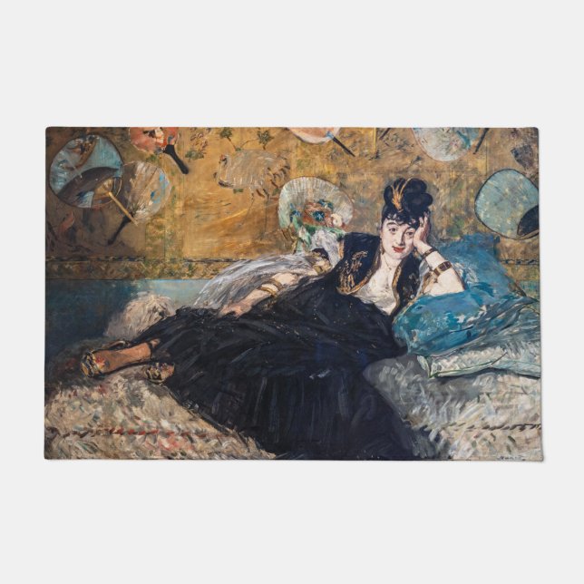 Felpudo Edouard Manet - Dama con Abanicos (Anverso)