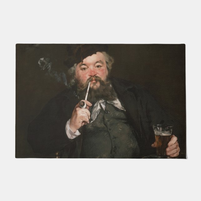 Felpudo Edouard Manet - Un buen vaso de cerveza / Bock de  (Anverso)