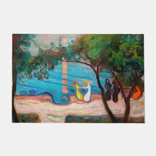 Felpudo Edvard Munch - Baile en la playa