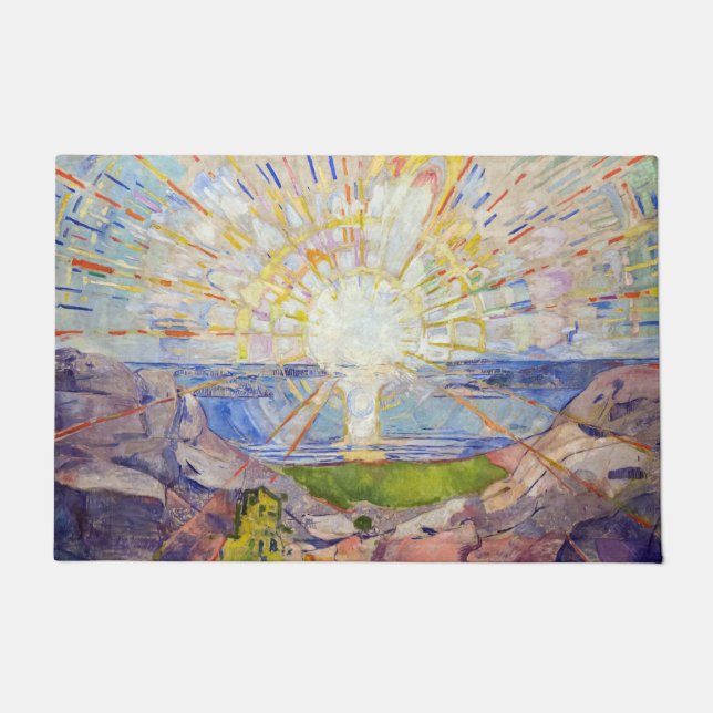Felpudo Edvard Munch - The Sun 1911 (Anverso)