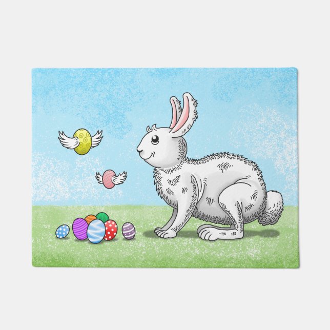 Felpudo Egg Hunt Bunny (Anverso)