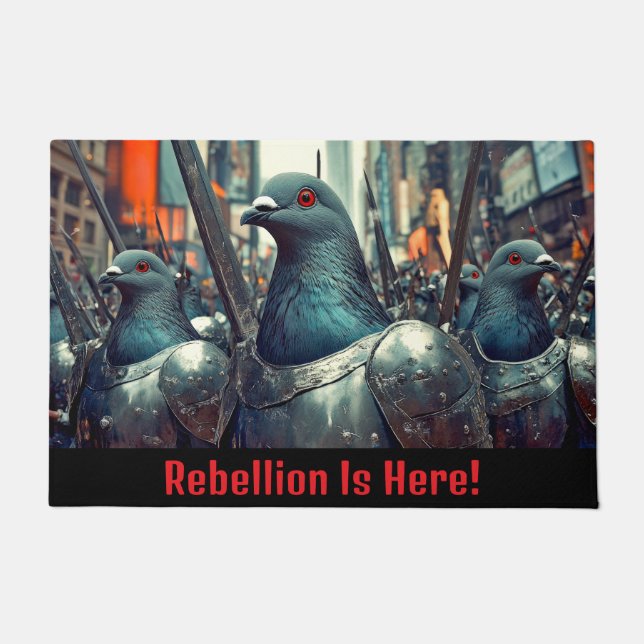 Felpudo Ejército de Palomas (Anverso)