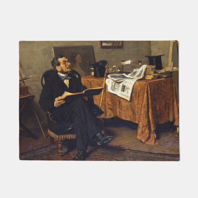 Felpudo El amante del arte refinado y culto (Anverso)