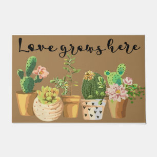 Felpudo El Amor Creció Aquí, El Cuto Doormat, La Decoració