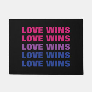 Felpudo El amor por el orgullo bisexual LGBTQ gana el Pers