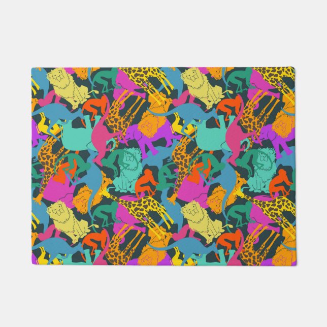 Felpudo El animal siluetea el modelo (Anverso)