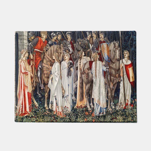 Felpudo El armamento y la partida de los caballeros (Anverso)