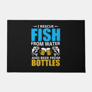 Felpudo El arte de la pesca rescata peces del agua
