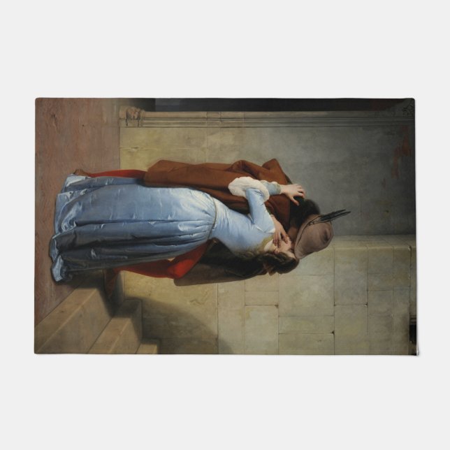 Felpudo El beso (de Francesco Hayez) (Anverso)