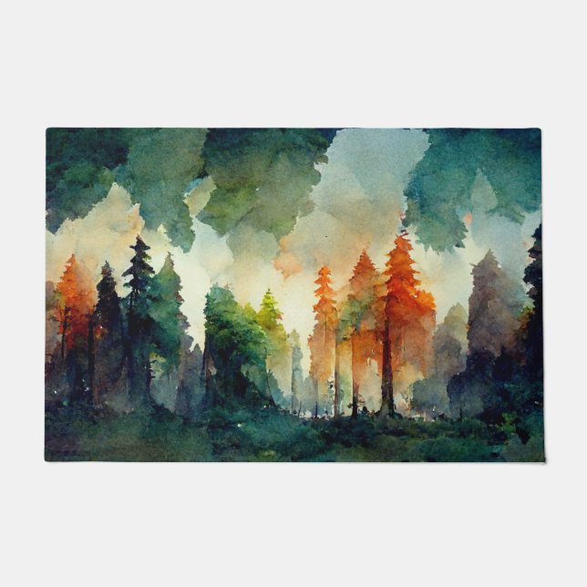 Felpudo El bosque (naturaleza) (Anverso)