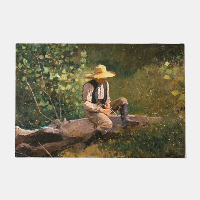 Felpudo El chico blanco (de Winslow Homer) (Anverso)