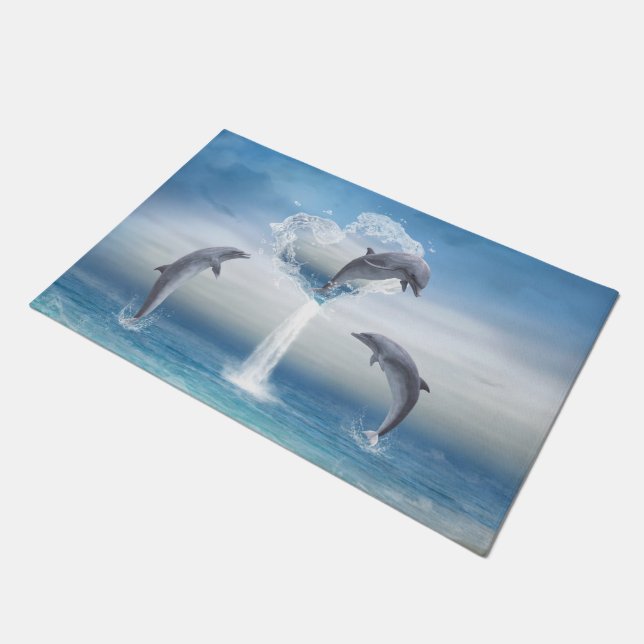 Felpudo El Corazón De Los Delfines (Angular)