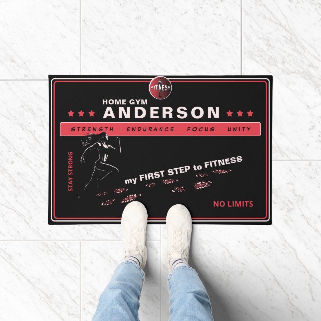 Felpudo El corredor dinámico, la entrada ideal del gimnasi (Interior)