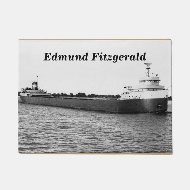Felpudo El Edmund Fitzgerald Fitz poderoso a modificar (Anverso)