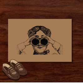 Felpudo El extraño antisocial gracioso que te vigila