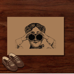 Felpudo El extraño antisocial gracioso que te vigila