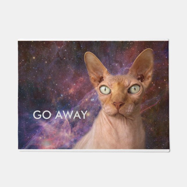 Felpudo El gato malo dice sale (Anverso)