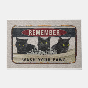 Felpudo El Gato Recuerda Lavar Tus Paisajes