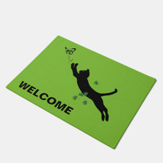 Felpudo El gato y la mariposa