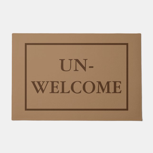 Felpudo El gracioso Doormat de Introvert (Anverso)