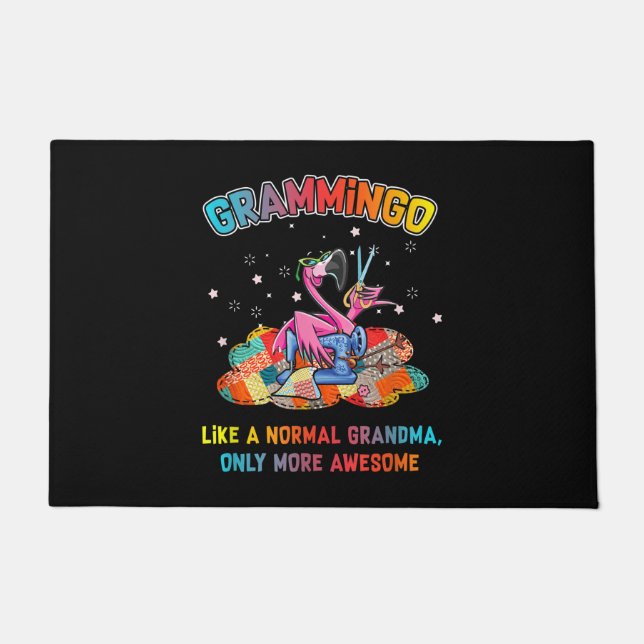 Felpudo El Grammingo Como Una Abuela Normal Aterradora (Anverso)