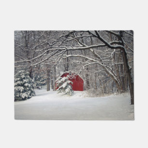 Felpudo El granero rojo en la nieve (2011)