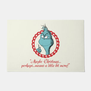 Felpudo El Grinch Tal vez la Navidad…