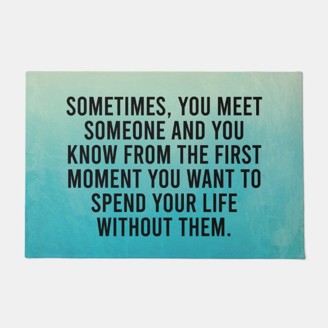 Felpudo El humor sarcástico e introvertido gracioso dice (Anverso)