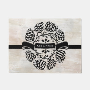 Felpudo El invierno ruso personalizado y la risa de los Co