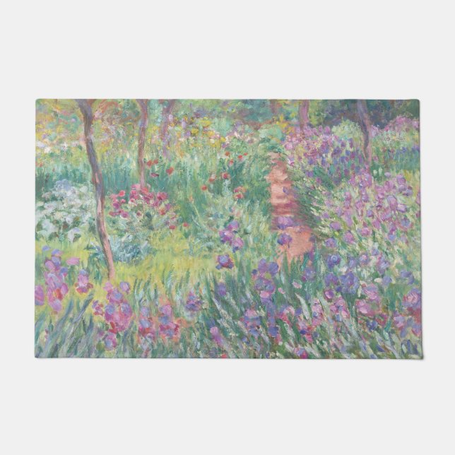 Felpudo El jardín del artista en Giverny de Monet (Anverso)