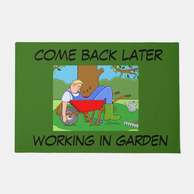 Felpudo El jardinero (Anverso)