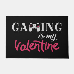 Felpudo El juego es mi San Valentín