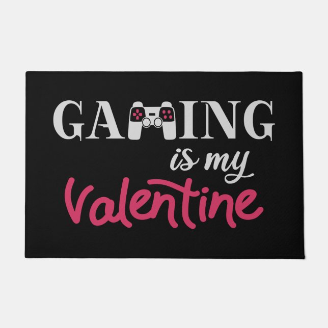 Felpudo El juego es mi San Valentín (Anverso)