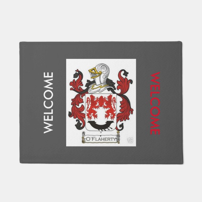 Felpudo El logotipo del clan de O'Flaherty (Anverso)