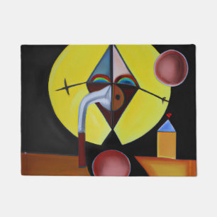 Felpudo El Médico de la peste - Pintura de petróleo
