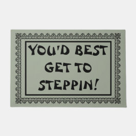 Felpudo El mejor consigue la estera de puerta del