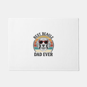 Felpudo El mejor papá Beagle de todos los tiempos Diseño d