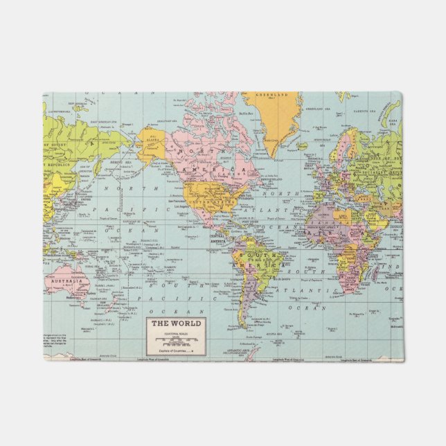 Felpudo El mundo está en su puerta (Anverso)