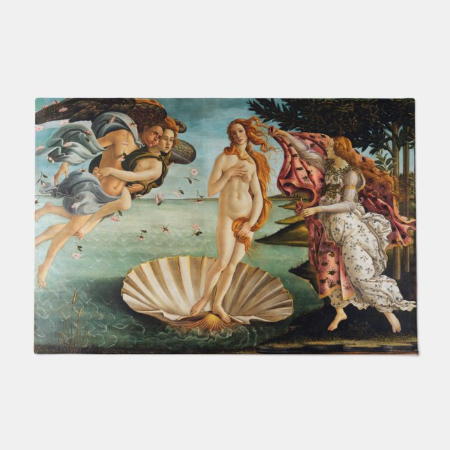 Felpudo El nacimiento de Venus, Sandro Botticelli (Anverso)