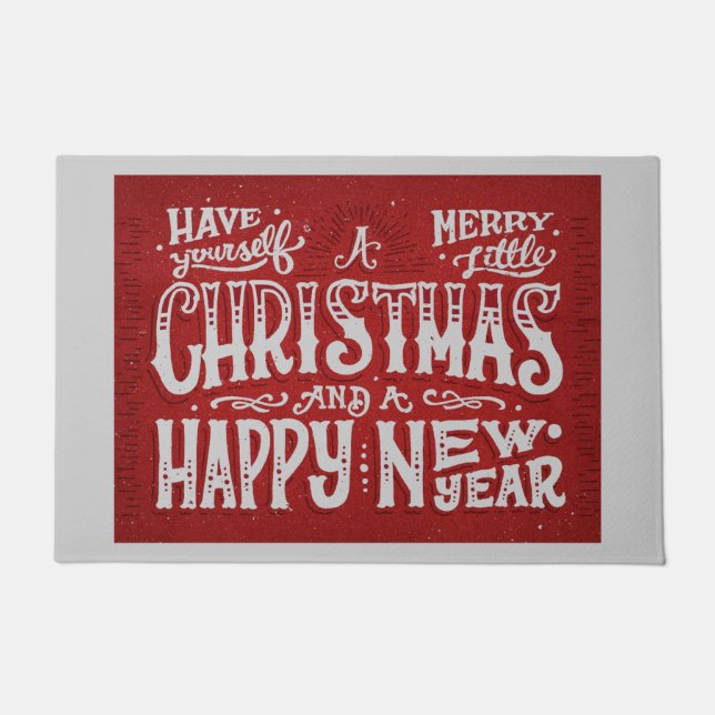 Felpudo El nostálgico "tiene usted mismo Felices pequeños (Anverso)