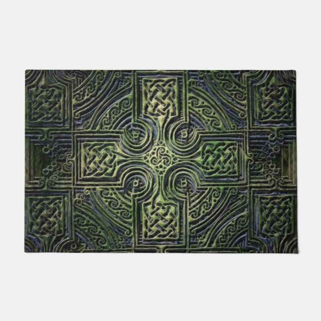 Felpudo El nudo celta del Día de San Patricio (Anverso)