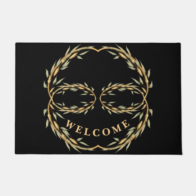 Felpudo El oro negro deja a Doormat (Anverso)