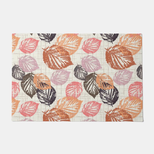 Felpudo El otoño deja en el beige. (Anverso)